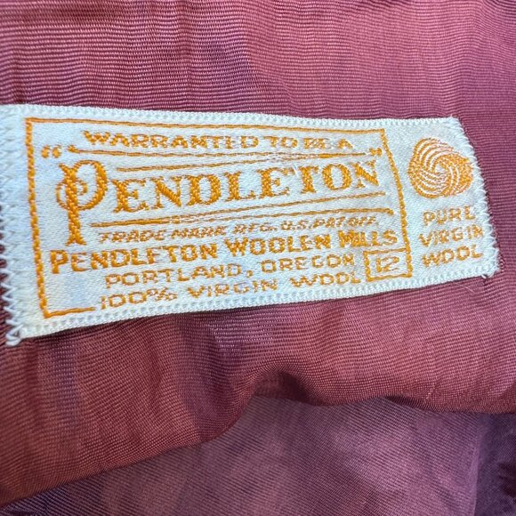 Pendleton Vintage Wool Green Blue Tartan Plaid Pleated Cheerleader Mini Skirt S - Picture 2 of 8